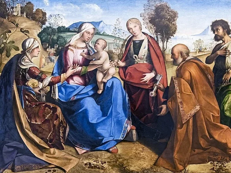 1466-Boccaccio Boccaccino - Le nozze mistiche di Santa Caterina